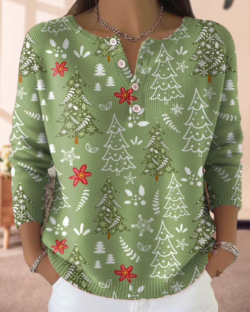 Christmas Tree Pattern Sweater