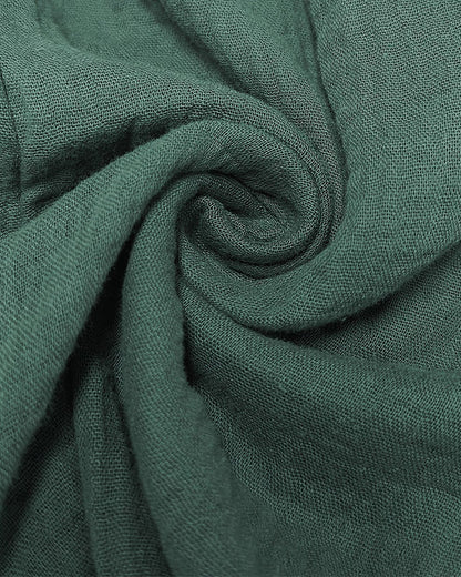 Casual Solid Color Lantern Pants