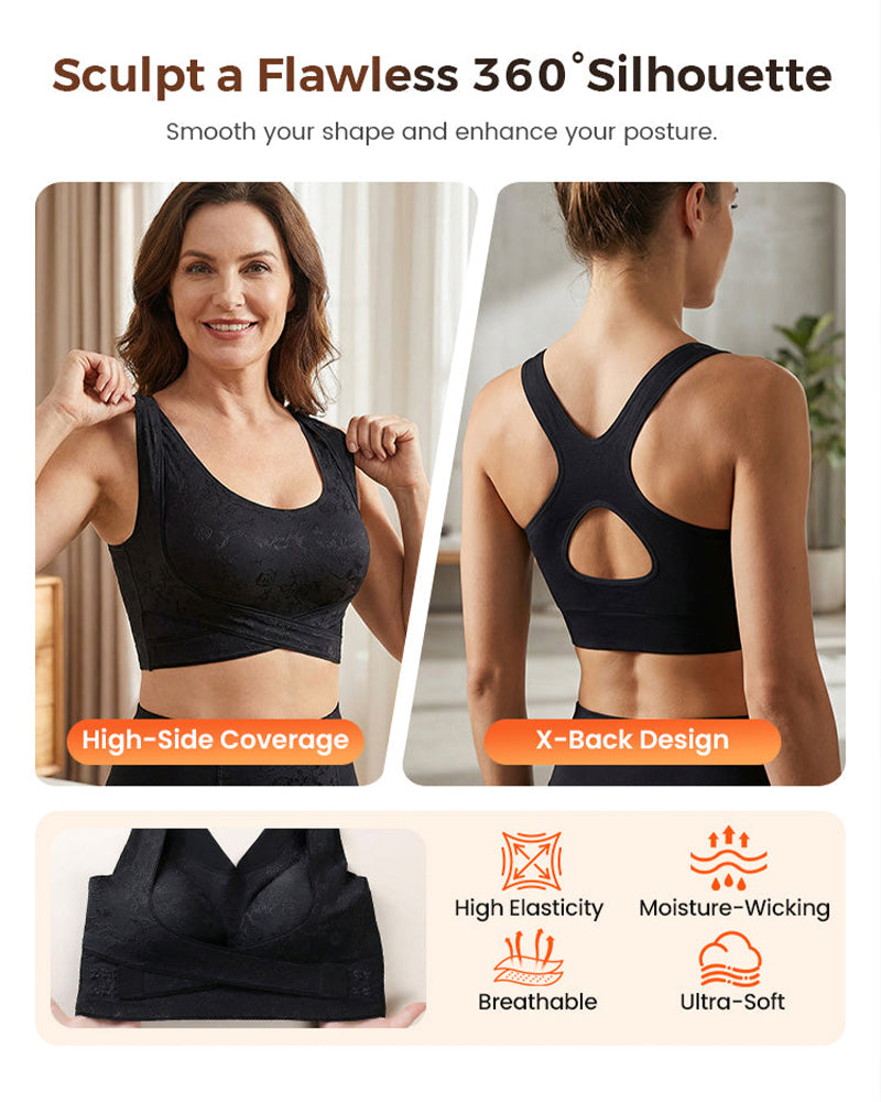 All-Day Comfort Meets Perfect Shape! Criss-Cross Lift & Sculpt Bra