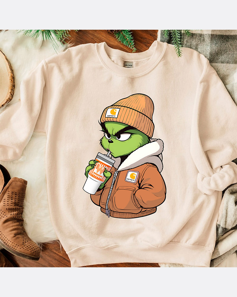 The Ginch Drink Whataburger Sweatshirt 2024 f/w Christmas & Grinch sweatshirts