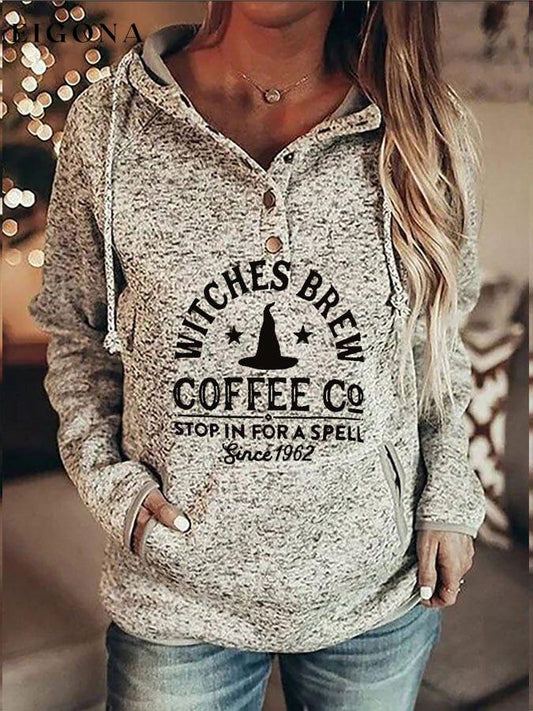 Fashion Print Long Sleeve Hoodie