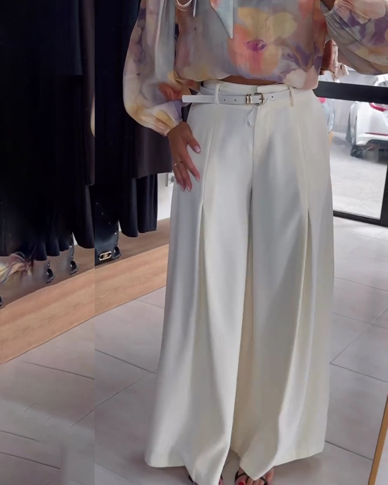 Loose Commuting Wide Leg Pants