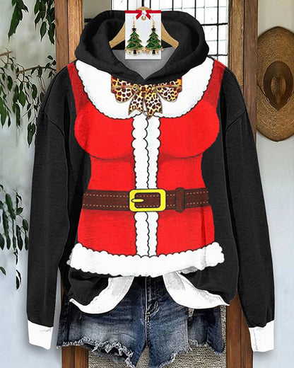 Women's christmas printed sweatshirt 2024 f/w christmas hoodies & sweatshirts