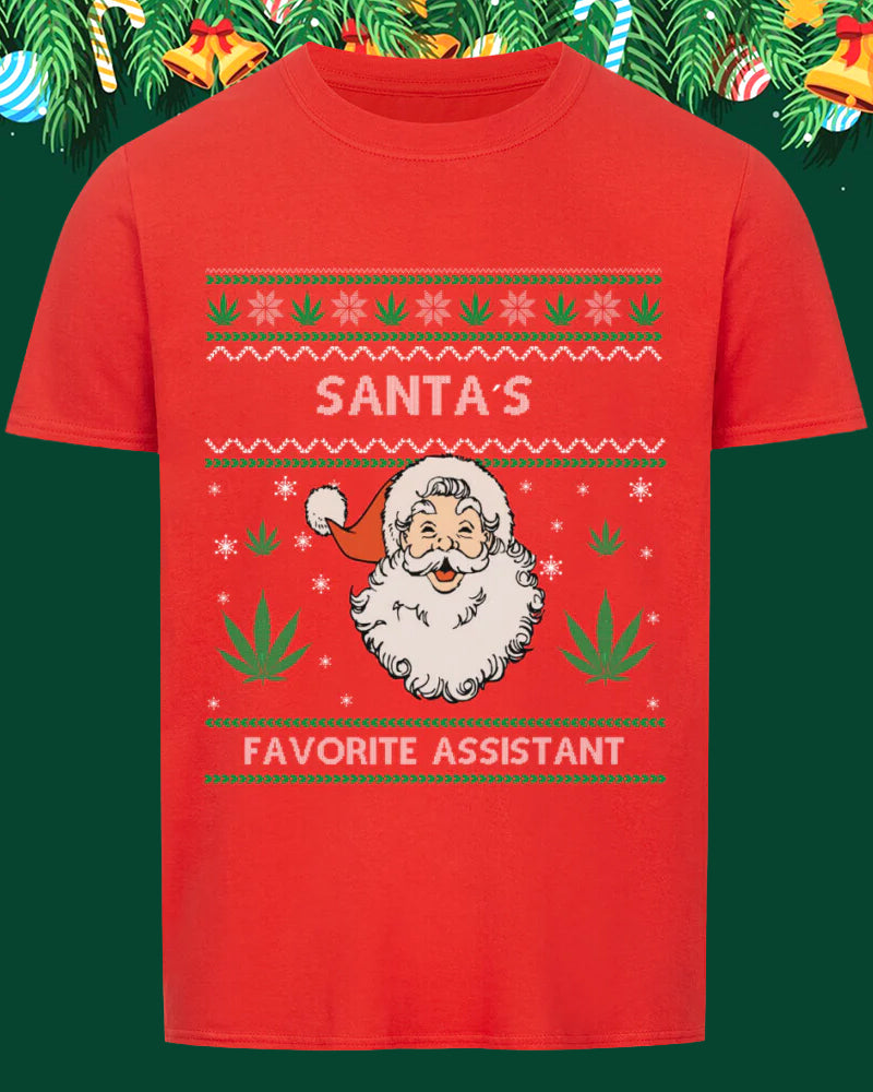 Men's Favorite Assistant Christmas T-Shirt 2024 f/w christmas men's christmas t-shirts man