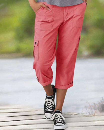 Casual Seven-Point Cargo Pants