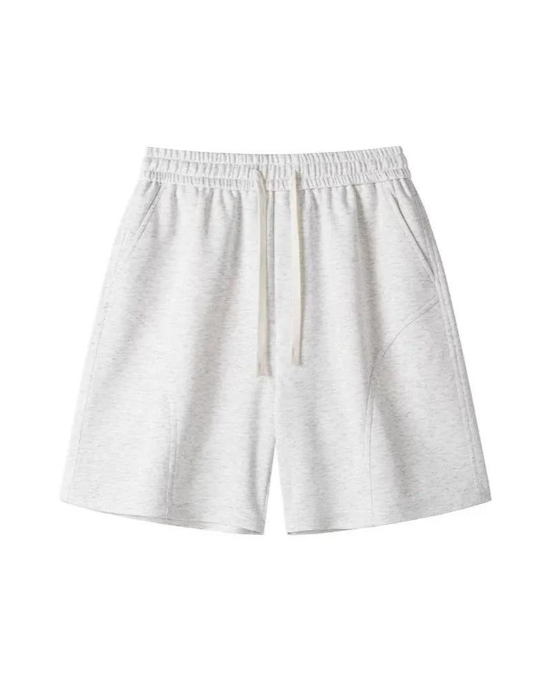 Casual Straight Leg Drawstring Bermuda Shorts