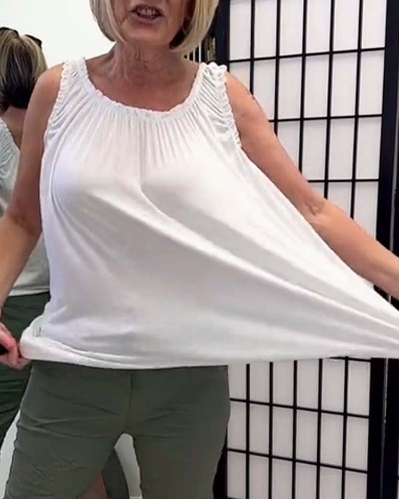 Canotta casual senza maniche
