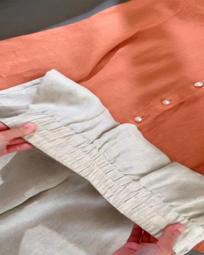 Casual Solid Color Long Sleeve Trousers Suit