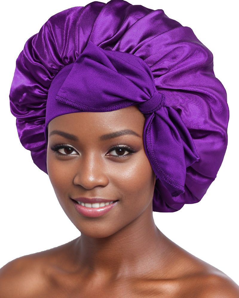 Silk night sleeping cap bonnet ACCESSORIES