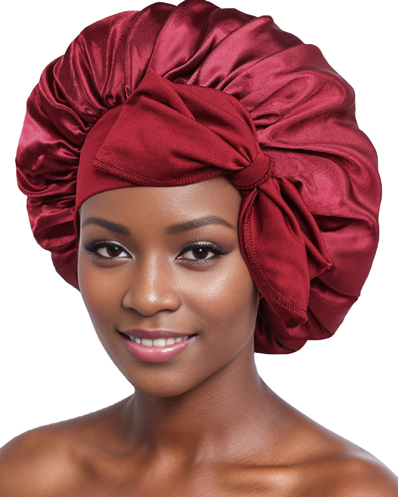 Silk night sleeping cap bonnet ACCESSORIES