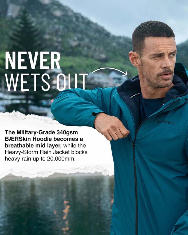 Get Wild Comfort in Cold, Rain, Wind or Snow. This is The Last Hoodie You Will Ever Buy.