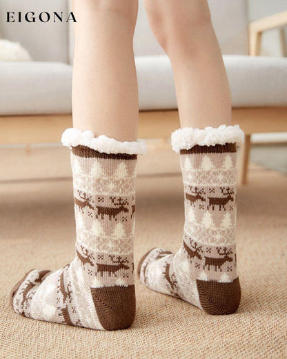 Christmas elk snow socks 23BF ACCESSORIES christmas Clothes