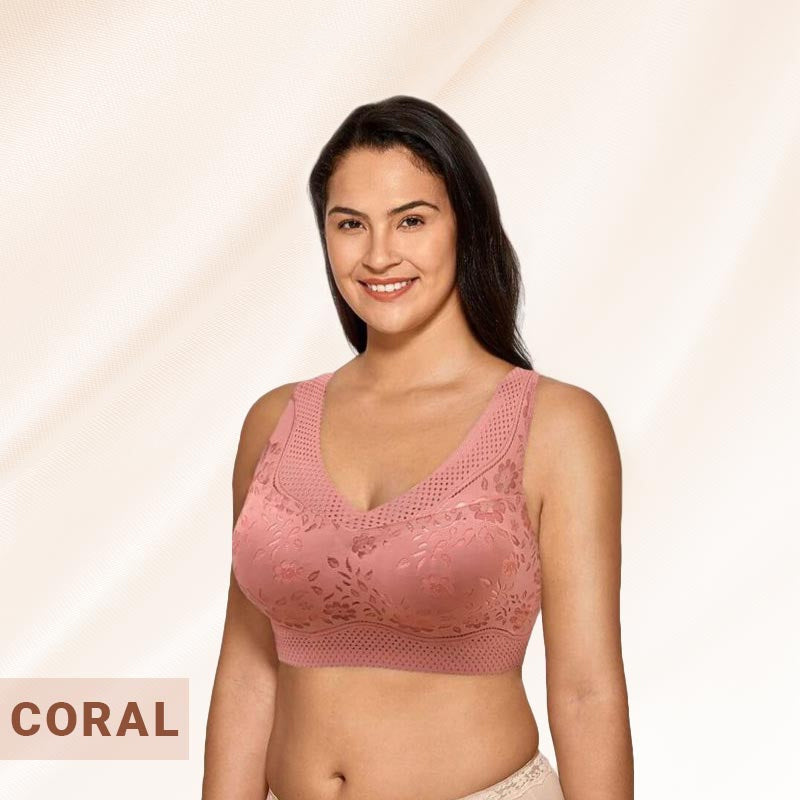 BreezyBloom - Sexy Beautiful Back Breathable Thin Bra
