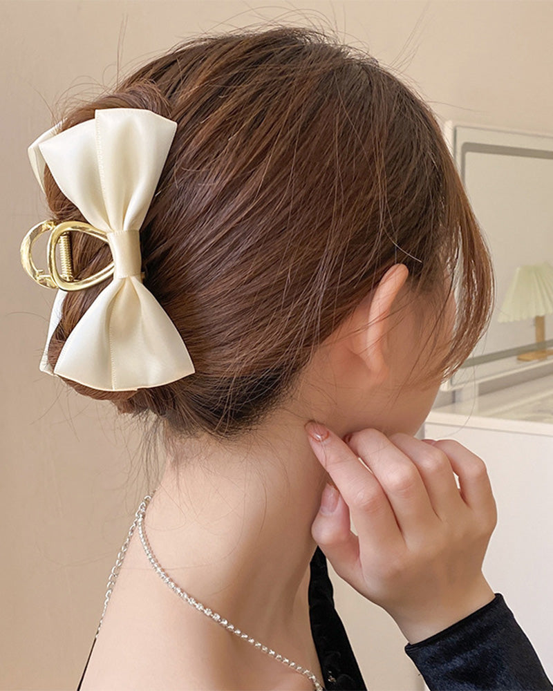 Temperament bow clip jewelry