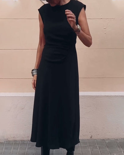Elegant Sleeveless Slim Waist Dress