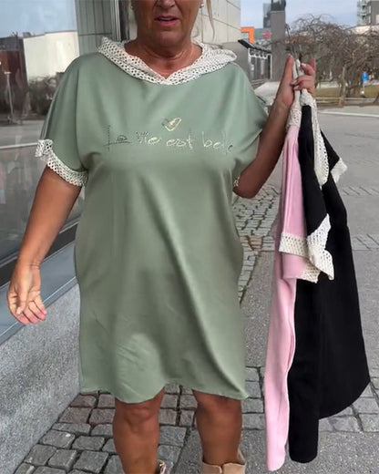 Casual Loose Hooded Dress