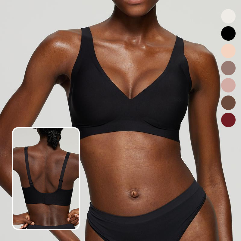 Comfort Deep V Bra without Underwire