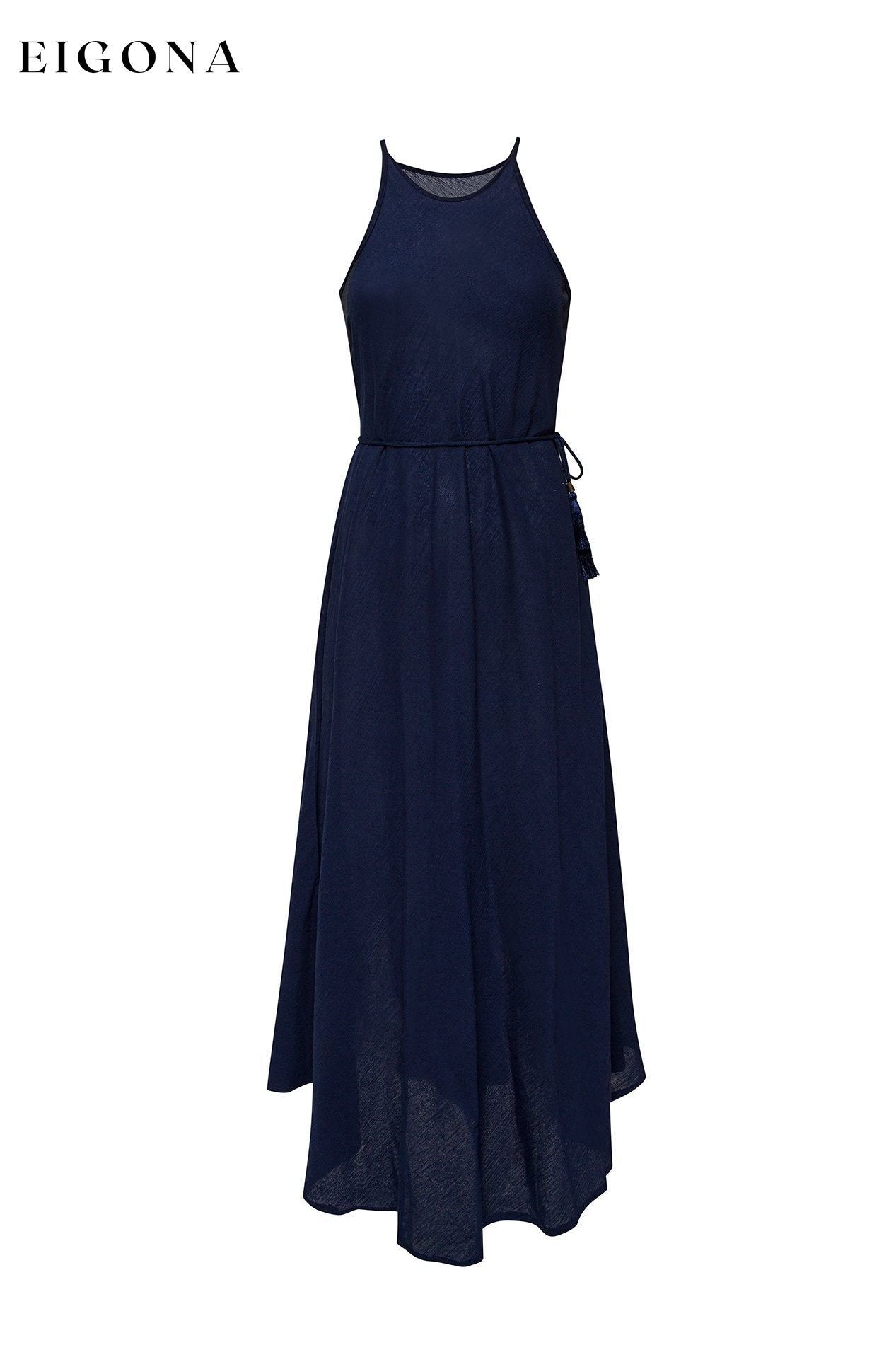 CALLIE MAXI DRESS 100% Cotton Dress - NAVY clothes dresses maxi dress verishop