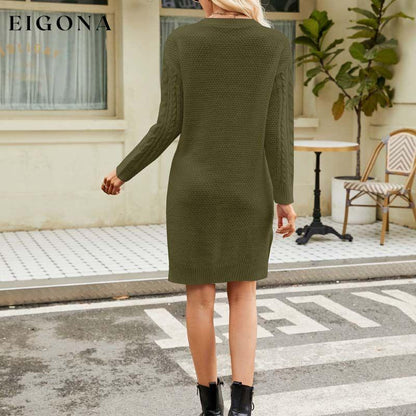 Casual Cable Knit Dress best Best Sellings casual dresses clothes Sale short dresses Topseller