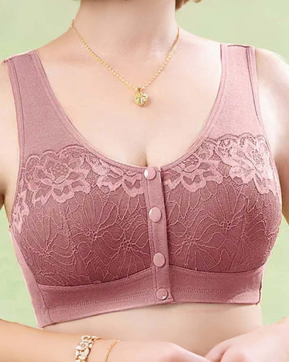 Comfortable Front-Hook Lace Underwear