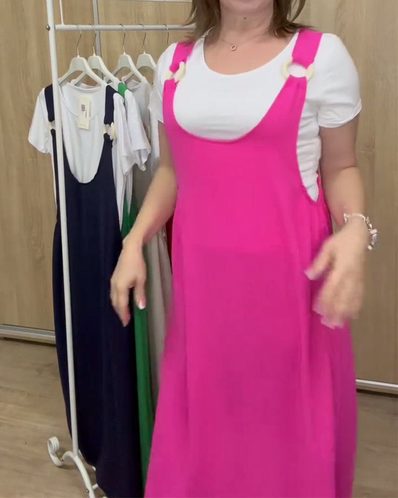 T-Shirt And Overalls Set