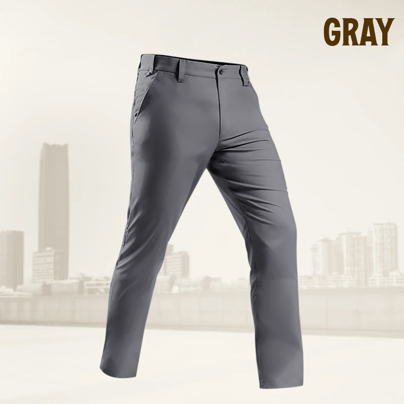 GlideActive - Men's Active Khaki Pants With Expandable Waistband