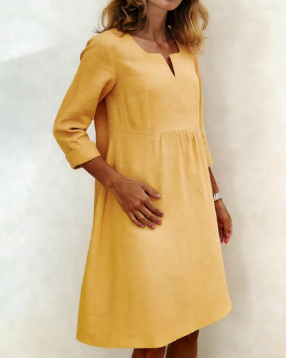 Small V-Neck Fashion Dress