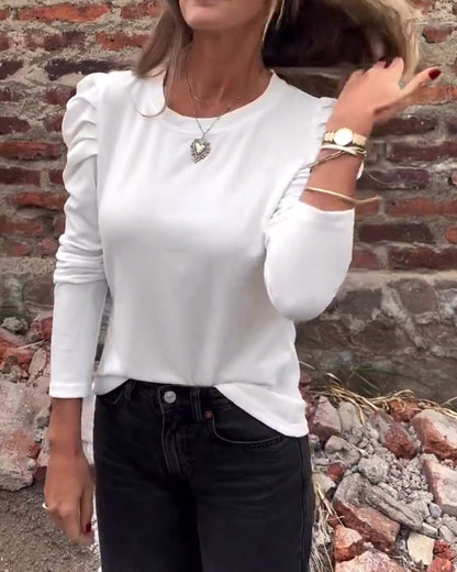 Round Neck Stylish Casual Top