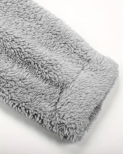 Fleece-Lined Thick Furry Jumpsuit