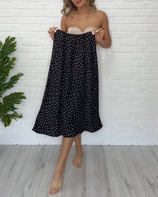 Simple Polka Dot Slim Skirt 2024 f/w skirts