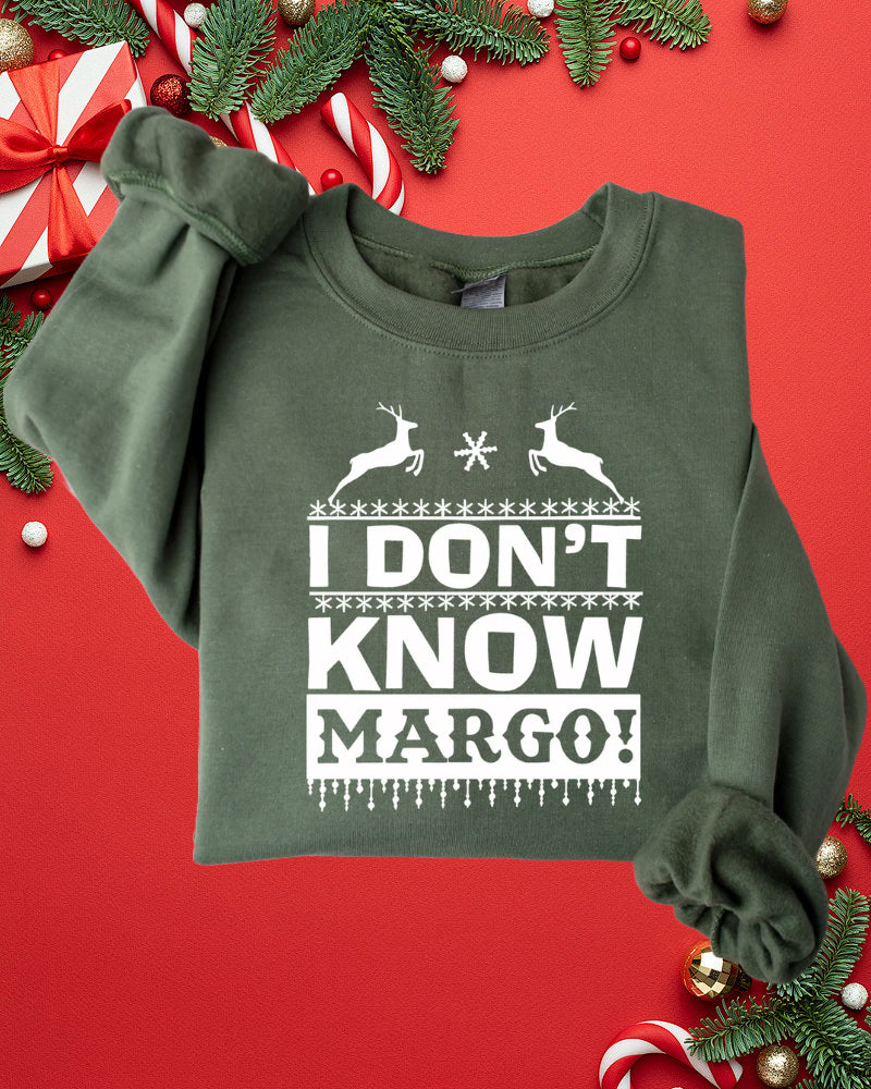 Unisex Sweatshirts, Christmas Clothing for Men, I Don't Know Margot and Why the Carpet is So Wet Todd 2024 f/w christmas hoodies & sweatshirts man