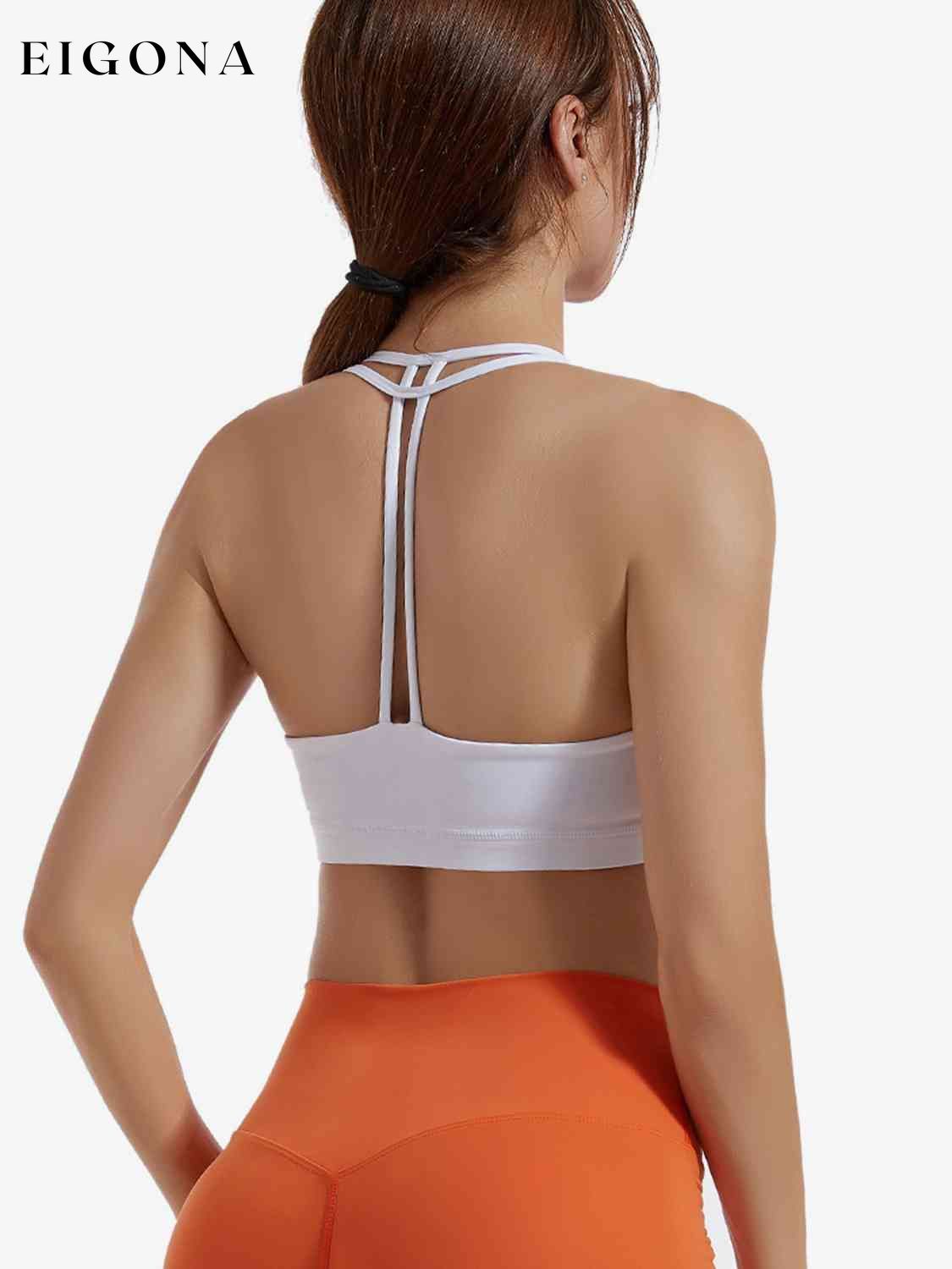 T-Back Sports Bra 2 pieces active wear clothes J@S setv Ship From Overseas Shipping Delay 09/29/2023 - 10/04/2023 workout setv