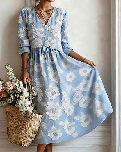 Floral Print Vacation Dress