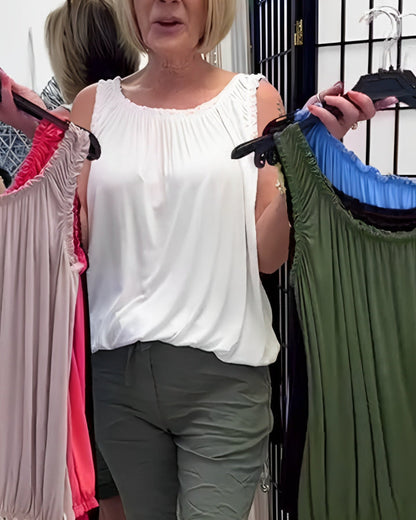 Canotta casual senza maniche