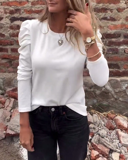 Round Neck Stylish Casual Top