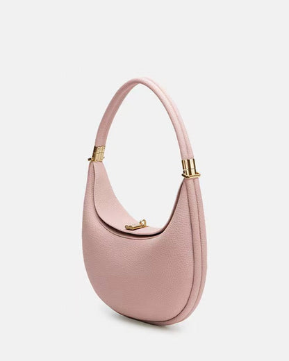 Solid color elegant crescent shape underarm shoulder bag 202466 bags