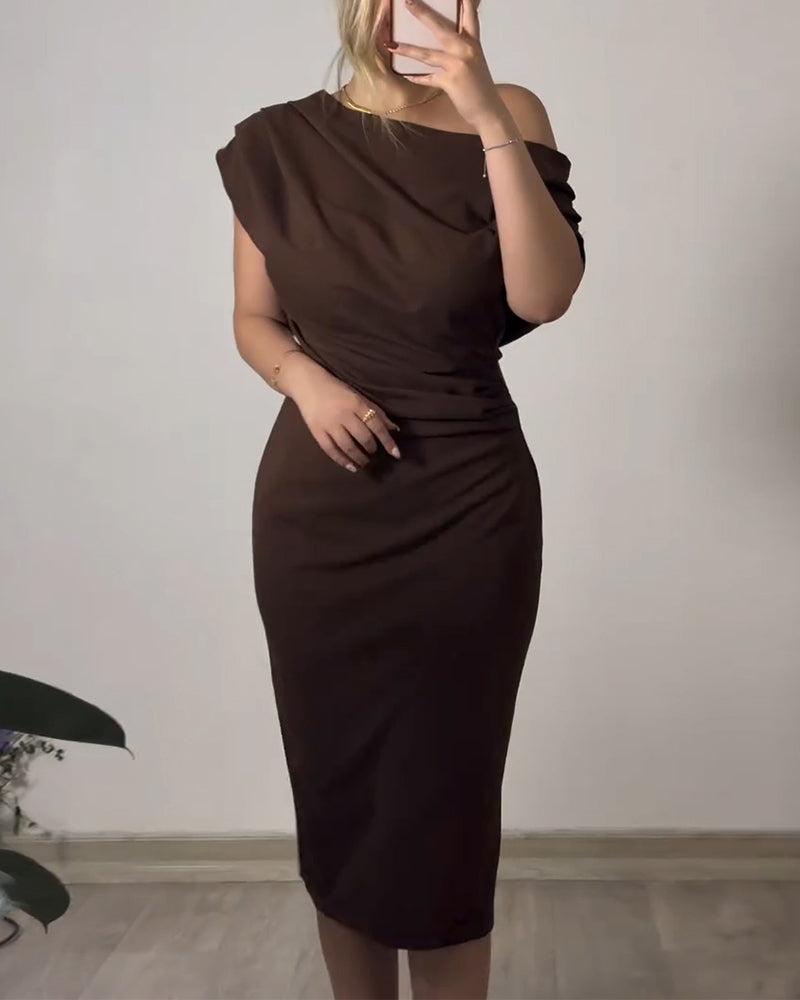 Off-The-Shoulder Elegant Dress