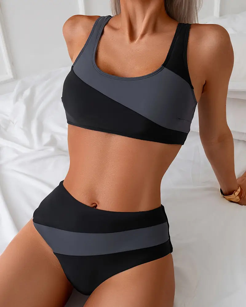 Bikini a contrasto di colore