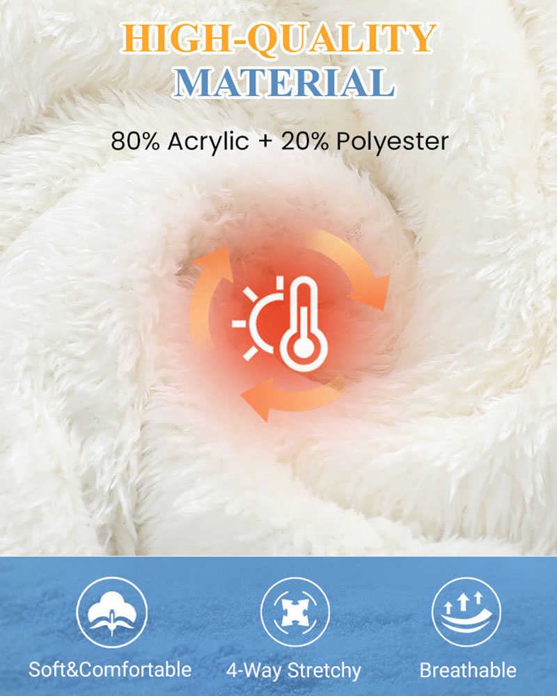 Wind-Resistant Outdoor Hat And Scarf For Women