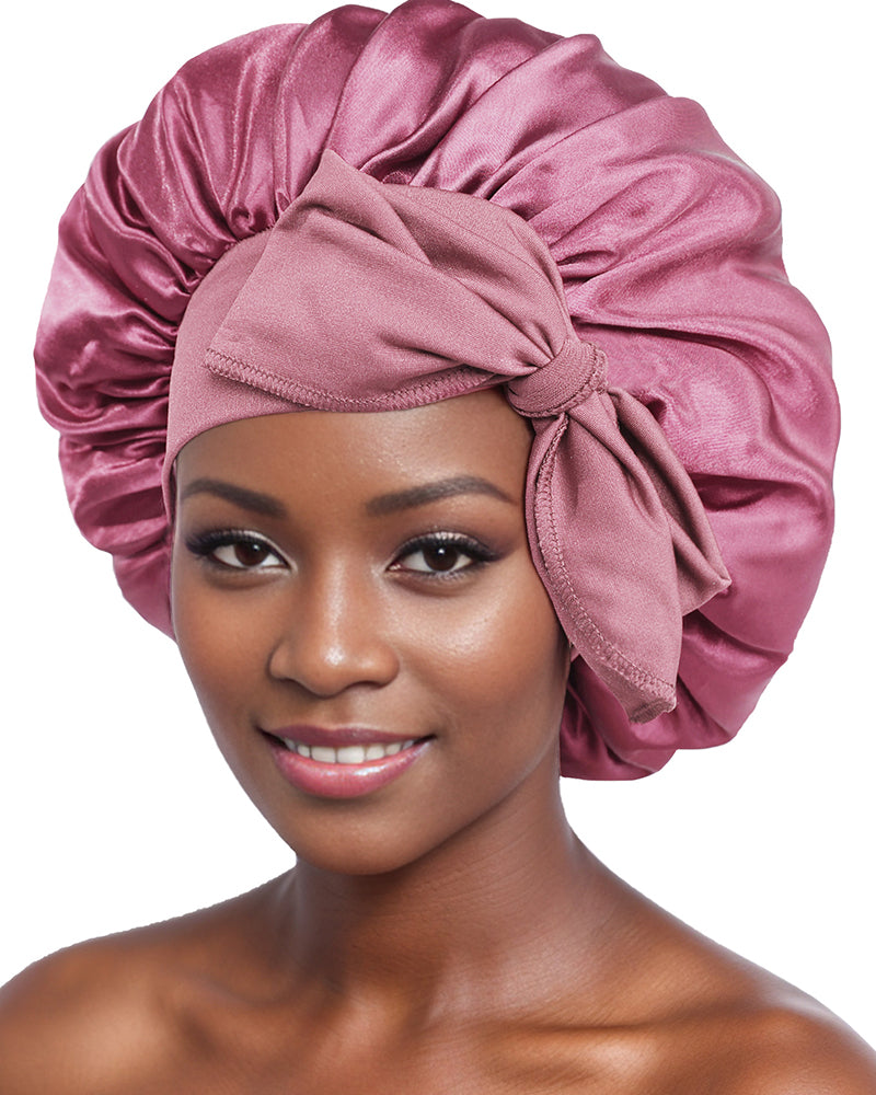 Silk night sleeping cap bonnet ACCESSORIES