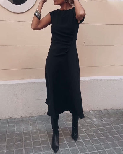 Elegant Sleeveless Slim Waist Dress