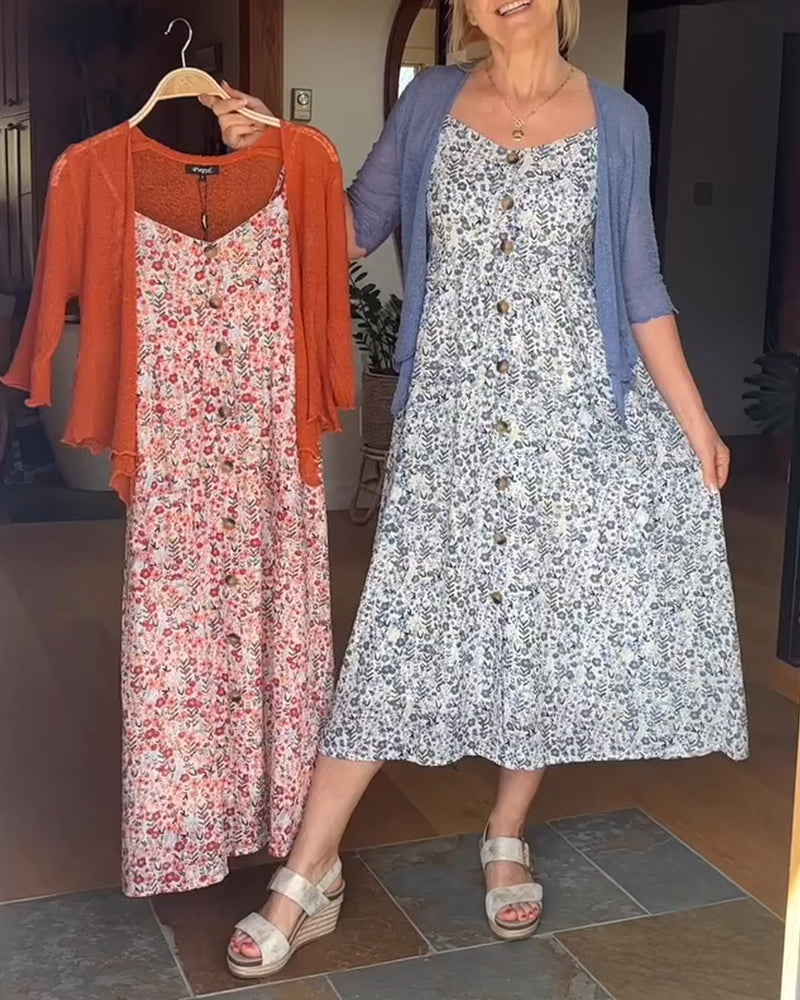 Strapless Floral Shawl Set