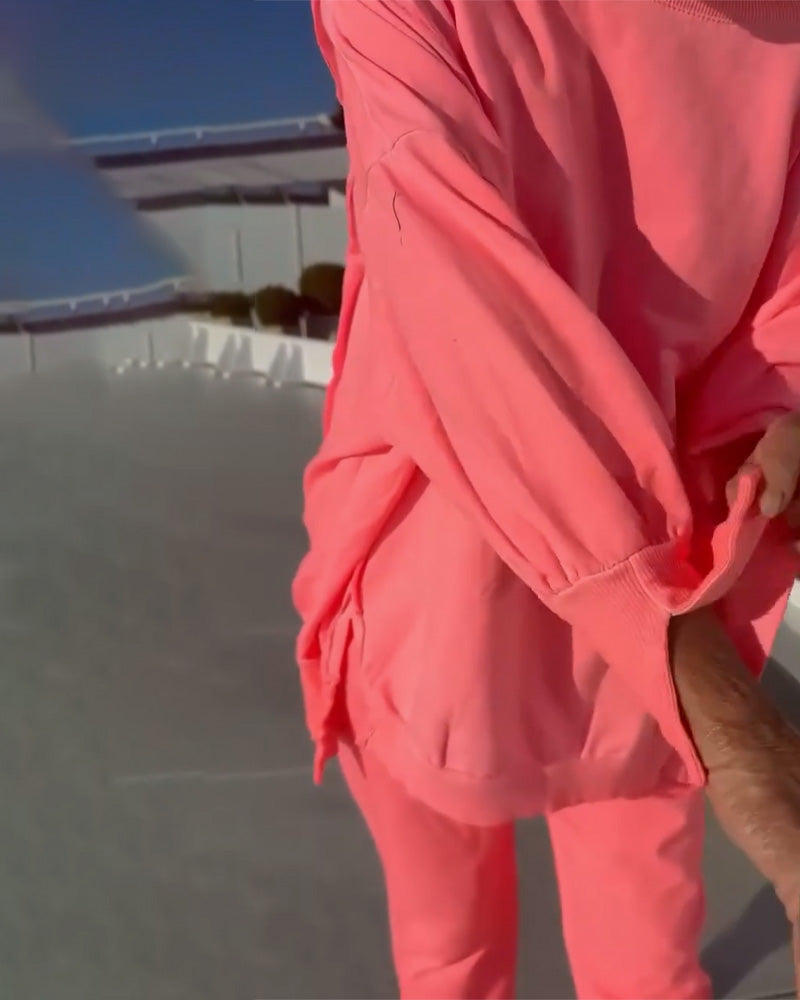 Einfarbige, schlichte, lässige Bluse