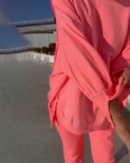 Einfarbige, schlichte, lässige Bluse