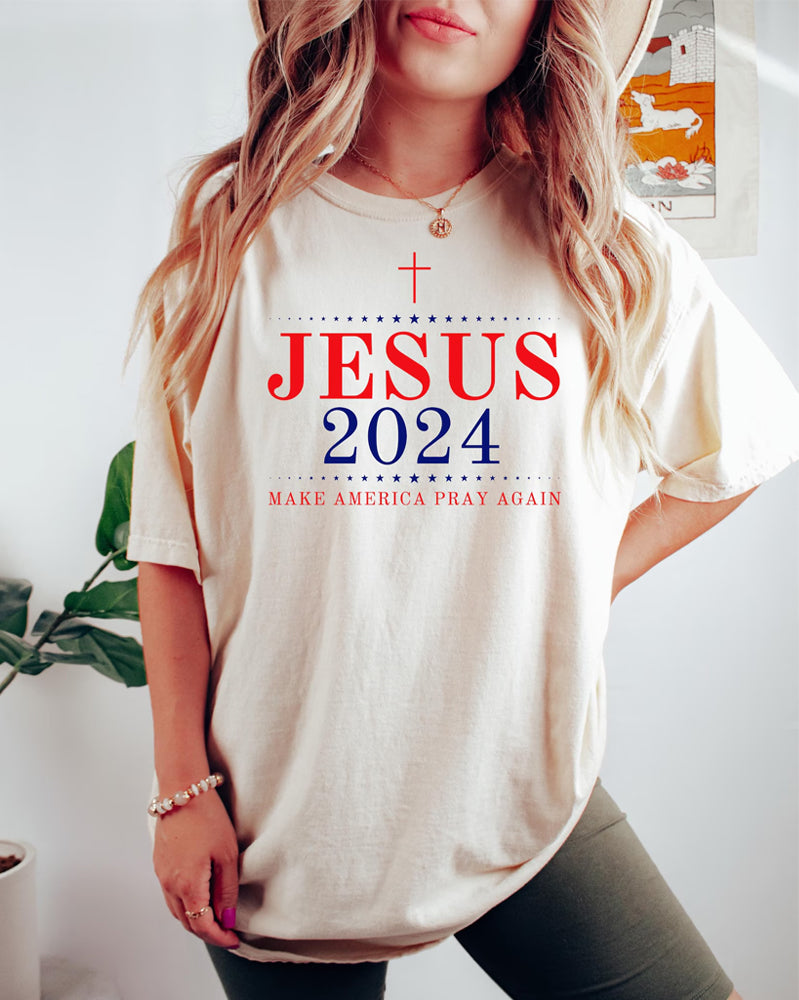 Jesus Christ 2024 T-shirt 2024 f/w christmas summer t-shirts