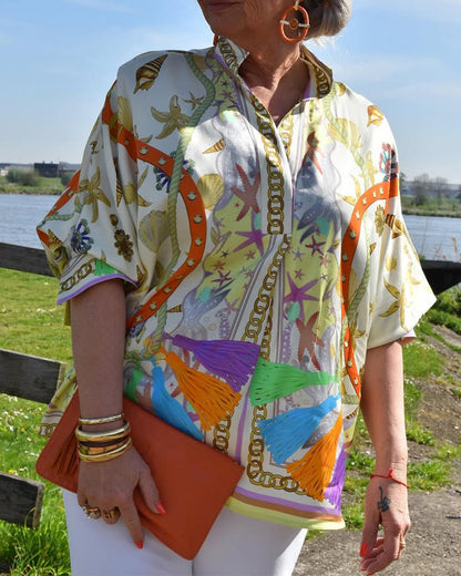 Bohemian Style Casual Blouse