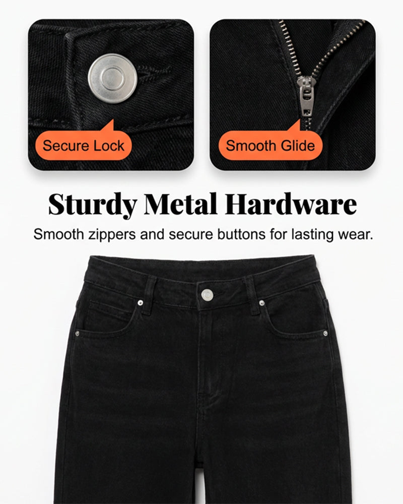 Loose Straight Leg Jeans