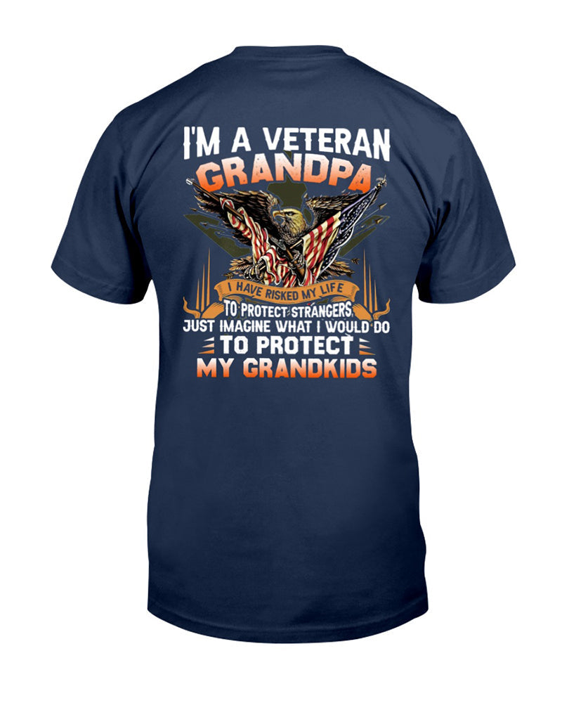 I'm A Veteran Grandpa Classic T-Shirt t-shirts man Veterans Day