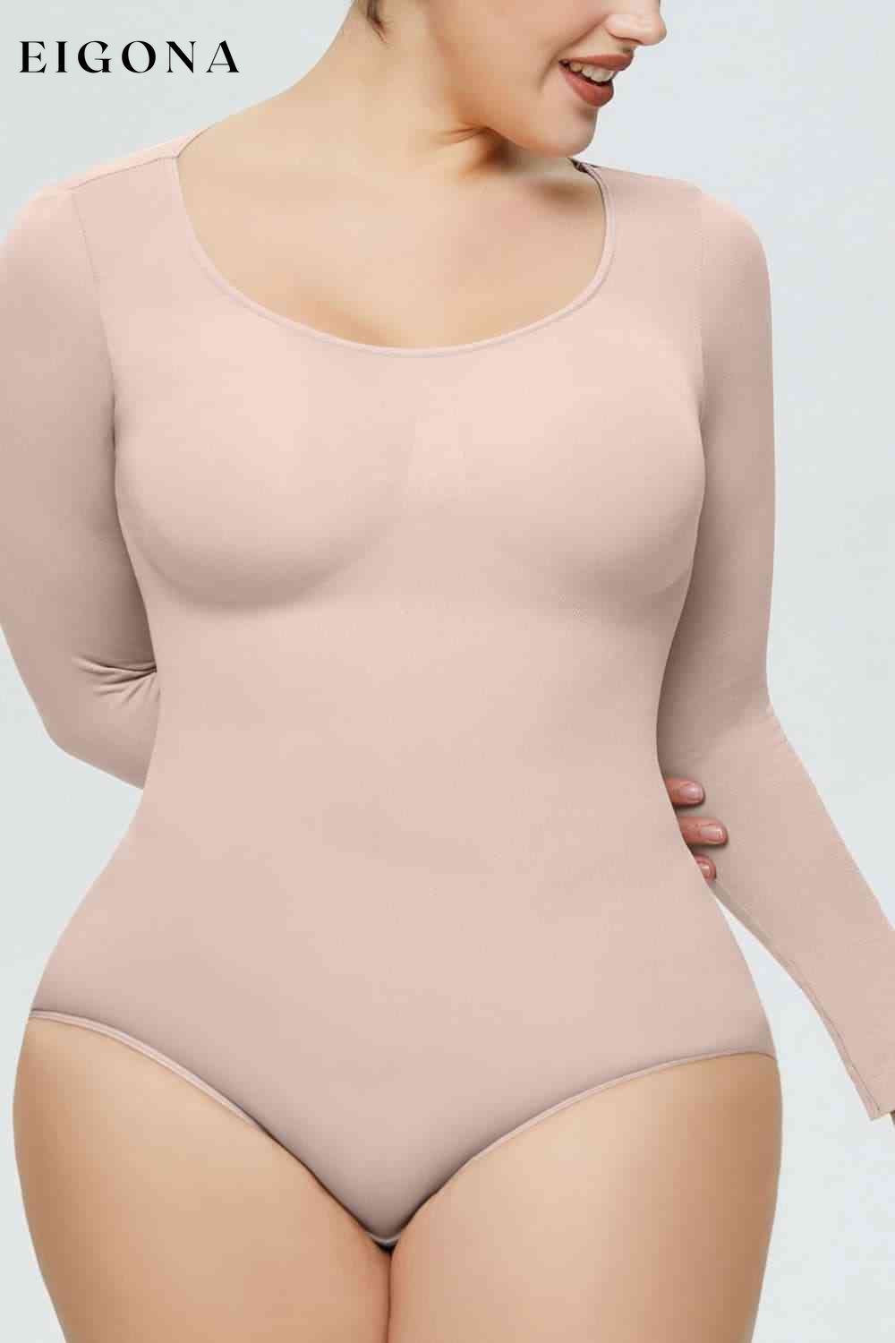 Long Sleeve Shaping Bodysuit clothes R.T.S.C Ship From Overseas