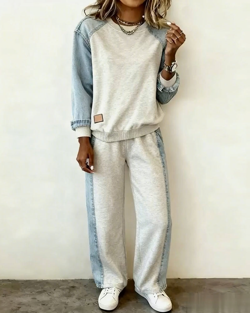 Fashionable And Elegant Contrasting Color Suit